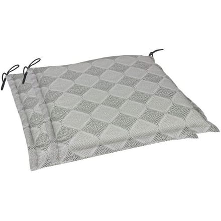 GO-DE TEXTIL Tuinkussen (Set van 2 kussens, Grijs)
