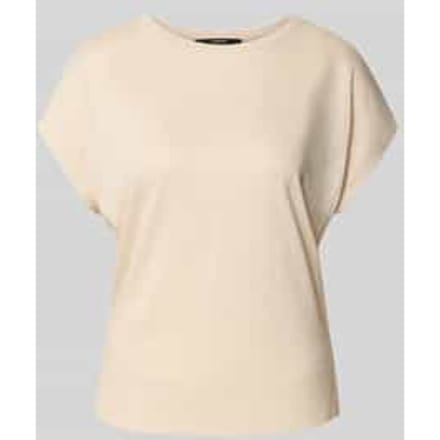 T-shirt met ronde hals, model 'Kaja'