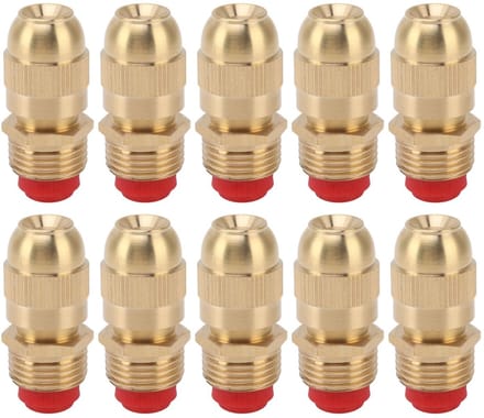 Dailygoods- Sproeikopset 10 Stuks - Verstelbare Sproeier - Waterstroompatronen - Rolrandproces - Instelbare Waternevel - G1/2 Buitendraad