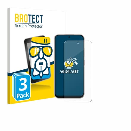 Screenprotector 3 Stuks voor ZTE Nubia V80 Pro Beschermglas transparant