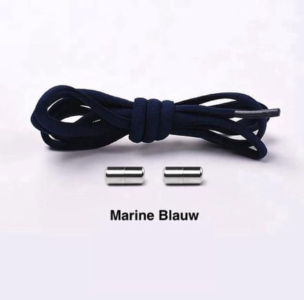 *** Elastische Veters - schoenveters - Niet meer strikken - Blauw - van Heble® ***