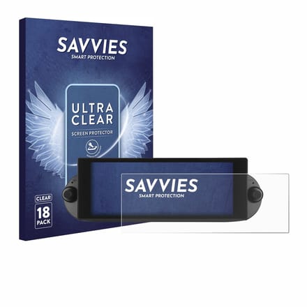 Savvies - Screenprotector voor Essgoo Android Autoradio 6.86" Beetle 2001-2010 - Folie Beschermfolie transparant 18 Stuks