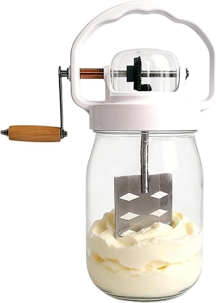 Handmixer - Botermixer Keuken - Zelf Jam Maken - Hittebestendig Glas - 1500 ml - null
