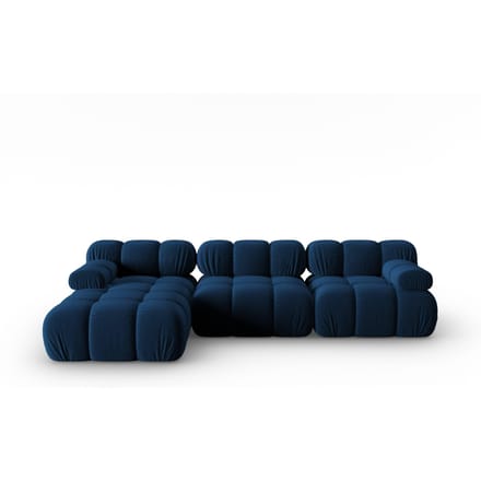 Modulaire-4-zitshoekbank Tropea links velvet | Milo Casa