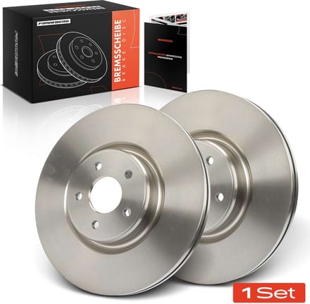 Frankberg 2x Remschijven Vooras voor Ford Focus II DA DP HCP 25L