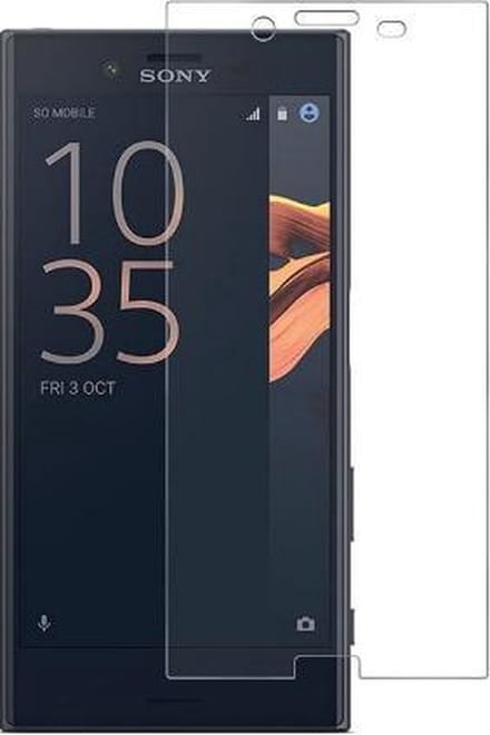 Geschikt voor Sony Xperia XZ smartphone tempered glass / glazen screenprotector 2.5D 9H