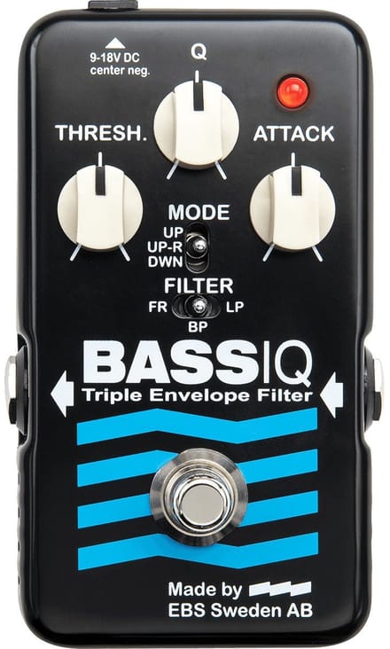 EBS BassIQ Blue Label Triple Envelope Filter basgitaar effectpedaal