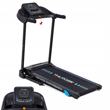 THUNDER Loopband - Opvouwbaar - 12,8 km/u - 3 hellingsniveaus - 110 kg - THUNDER TS-G8000