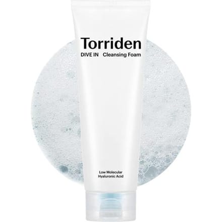 [Torriden] DIVE-IN Mousse Nettoyante à l'Acide Hyaluronique de Faible Moléculaire 150 ml white