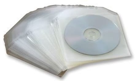 Allecto - Polypropyleen CD/DVD Hoezen - Transparant - 100 Stuks - 120 Micron - Bescherming voor Media - Opslag