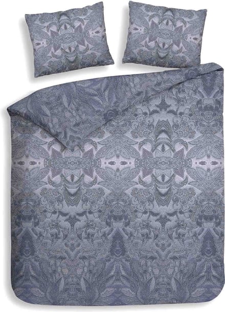 Heckett & Lane Flanel dekbedovertrek Bles (Frost Blue) - 140x200/220 cm