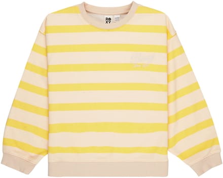 Roxy Little Things Sweatshirt Geel 8 Years Meisjes