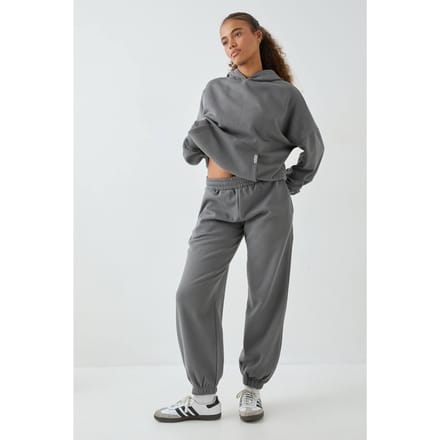Dames Dsgn Studio Tall Oversized Geboorde Joggingbroek | Houtskool | Maat: Medium