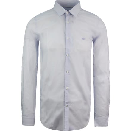 Lacoste Slim Fit Heren Overhemd Lichtblauw