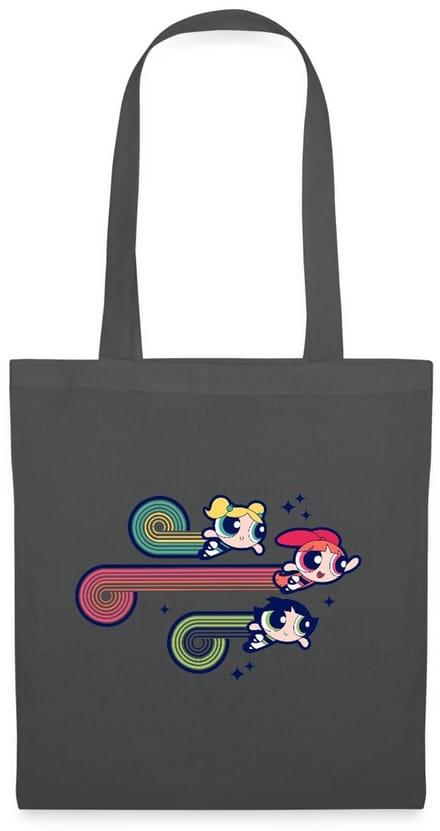 Powerpuff Girls Retro Tas Van Stof Schoudertas
