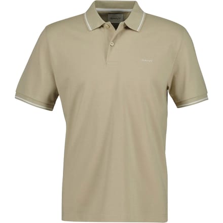Gant Tipping SS Pique Rugger Polo Heren - Maat L
