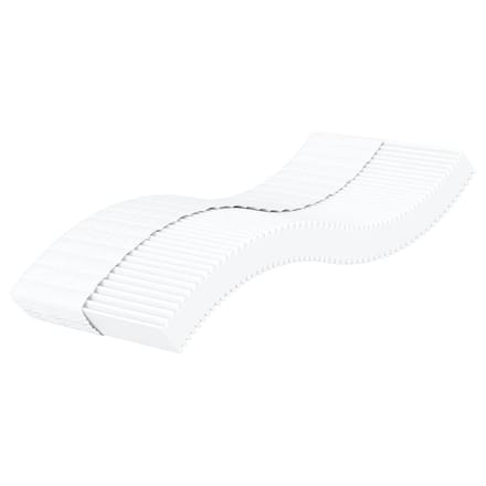 vidaXL - Schuimmatras - hardheid - H2 - H3 - 100x220 - cm - wit