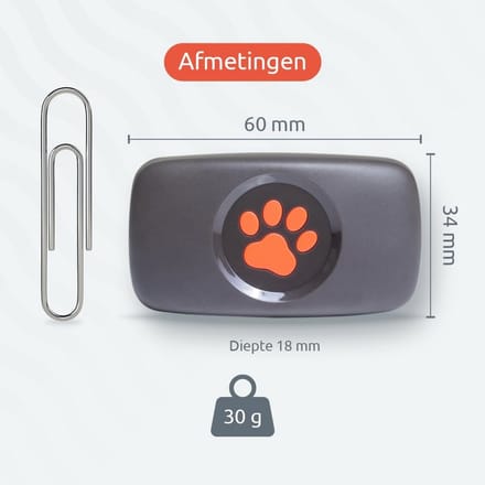 Dog GPS-tracker Zonder Abonnement - Blauw