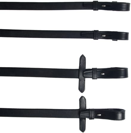 Pagony Teugelset Stang En Trens - Maat: Full - Zwart - Leer