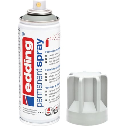 edding 5200 "Permanentspray", zijdemat - Lichtgrijs