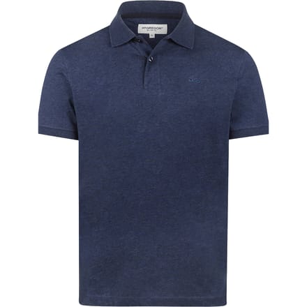 McGregor Poloshirt Melange Jersey Polo Mm261 9001 04 Medium Blue Mannen Maat - M