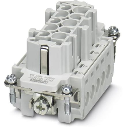 Phoenix Contact 1648186 Businzetstuk HC-B 10 + PE Schroeven 1 stuk(s)