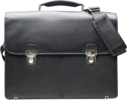 Esquire Business tas Laptoptas met laptopvak Oxford Briefcase Black Zwart