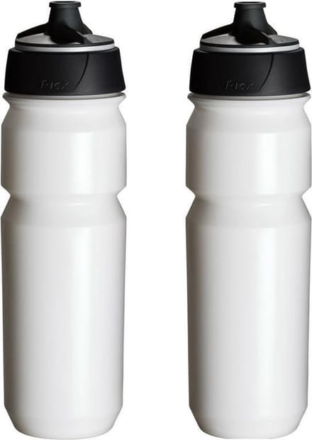 2 x Tacx Shanti Drinkbus 750 ml - Wit - Bidon - Drinkfles
