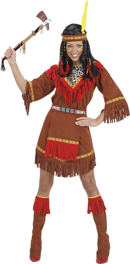 Indianen jurk Jenna dames