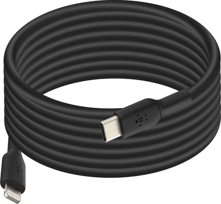 Belkin BOOST↑CHARGE - USB-C naar Lightning Kabel - 2 Meter - 20W - Zwart
