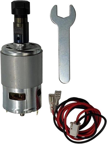 Graveermotor - Spindel motor - Metaal snijwerk - Laag geluid - 200W - Zilver