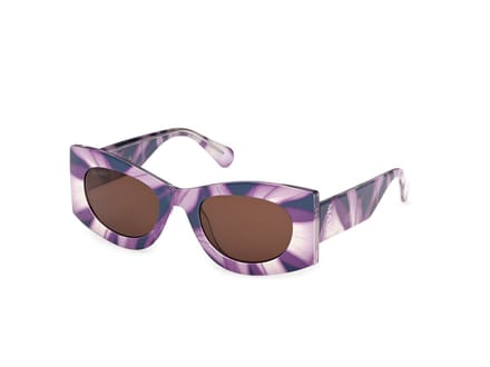 Max &co MO0131 Violet/texture 52/22/140 WOMAN Zonnebrillen