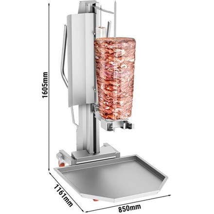 GGM Gastro Kebablift voor dönerrobot - max. draaglast: 350 kg zilver