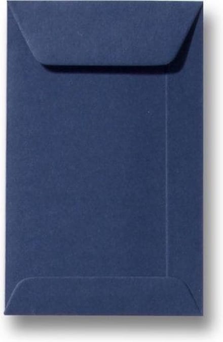 Envelop 6,5 x 10,5 cm Donkerblauw 100 stuks
