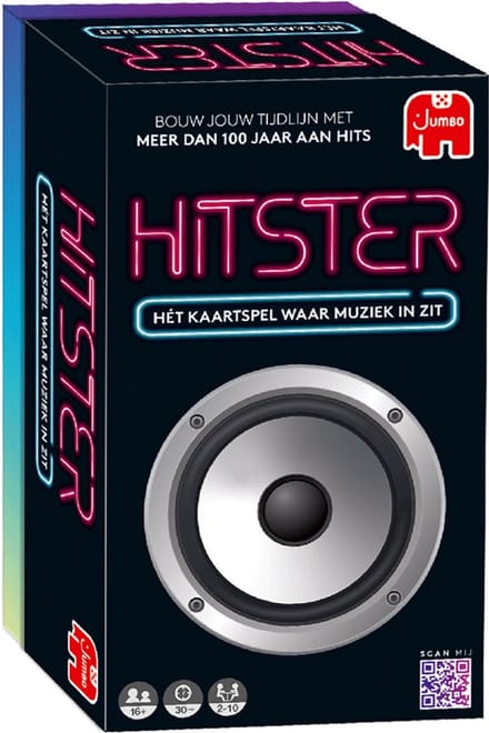 Jumbo Hitster Original – Nederlandstalig Partyspel – Muziekspel – Actiespel