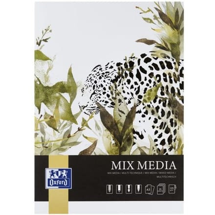 Tekenblok Oxford Mix Media A3 25 vel 225 gram