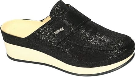 Vital -Dames - zwart - slippers & muiltjes - maat 41