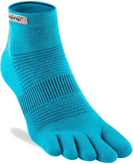 Injinji Run Lightweight Mini-Crew - Turquoise - 44-47