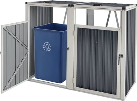 Containerombouw Tarbek antraciet 121x146x82 cm