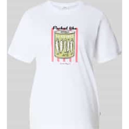 regular fit T-shirt van puur katoen
