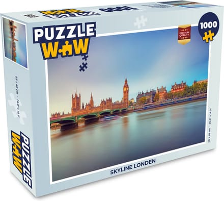 Puzzel Skyline Londen - Legpuzzel - Puzzel 1000 stukjes volwassenen