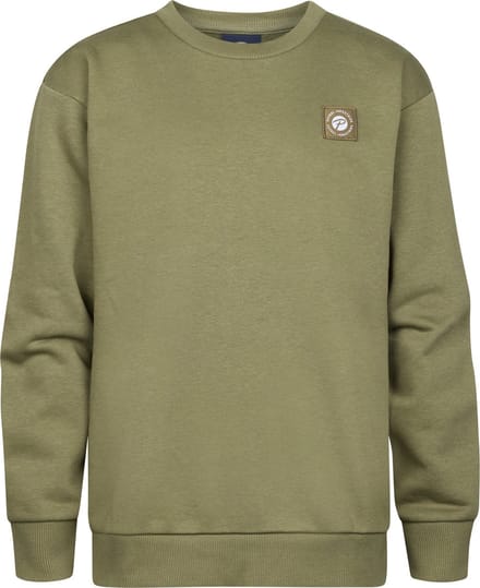 Petrol Industries - Jongens Logo Sweater Oceanic - Groen - Maat 140