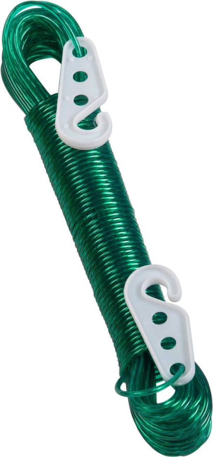 Lifetime Clean - Waslijn - Waslijndraad - Stalen Kern - 20 meter Draad - Groen