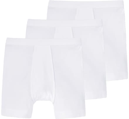 Schiesser Heren lang short / pant 3 pack Essentials fijnrib