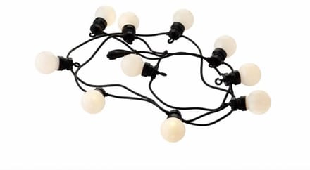 Sirius Lucas Frosted Startset – Lichtsnoer Buiten 10 lampjes – Tuinverlichting Witte Lampjes