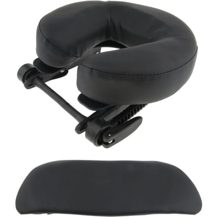 Salon Massagetafel Gezichtswieg Opvouwbare SPA-stoel Hoofdsteun Platformkussen 28cm zwart