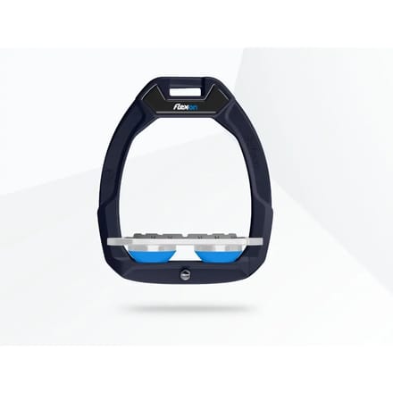 Plat Grip Marine/Gris/Bleu veiligheidsequestrian sporen Flex-On Safe-On