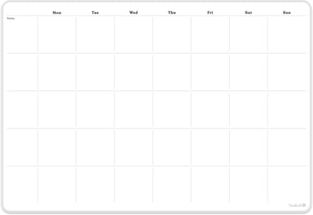 Sticky Whiteboard Familie Weekplanner