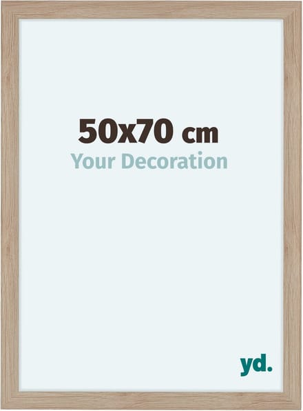Your Decoration - Fotolijst 50x70 cm - MDF - Eiken Licht - Como