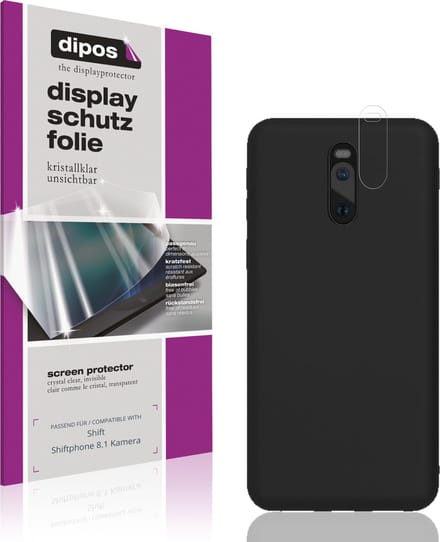 dipos – 4x Beschermfolie geschikt voor Shift Shiftphone 8.1 Kamera | Krasbestendige & heldere Screenprotector Ultra-Thin